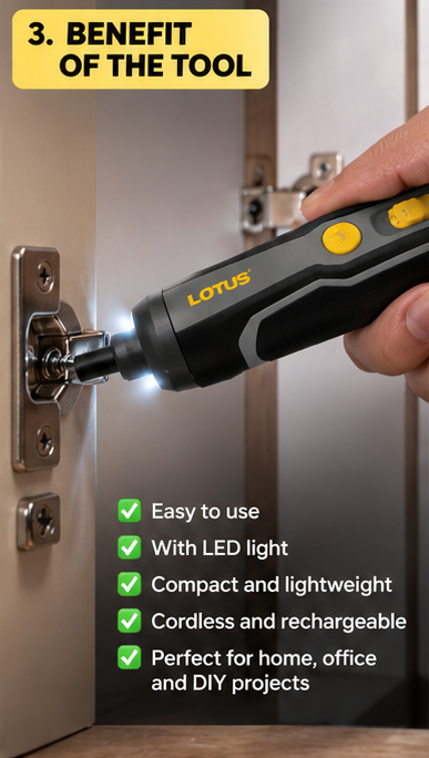 Smart Screwdriver 3.6V LTDR4XP | Hand Tools